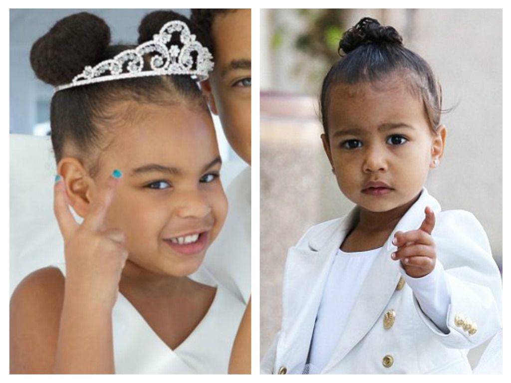 Aaaw! Blue Ivy just totally overtook North West in the cute stakes