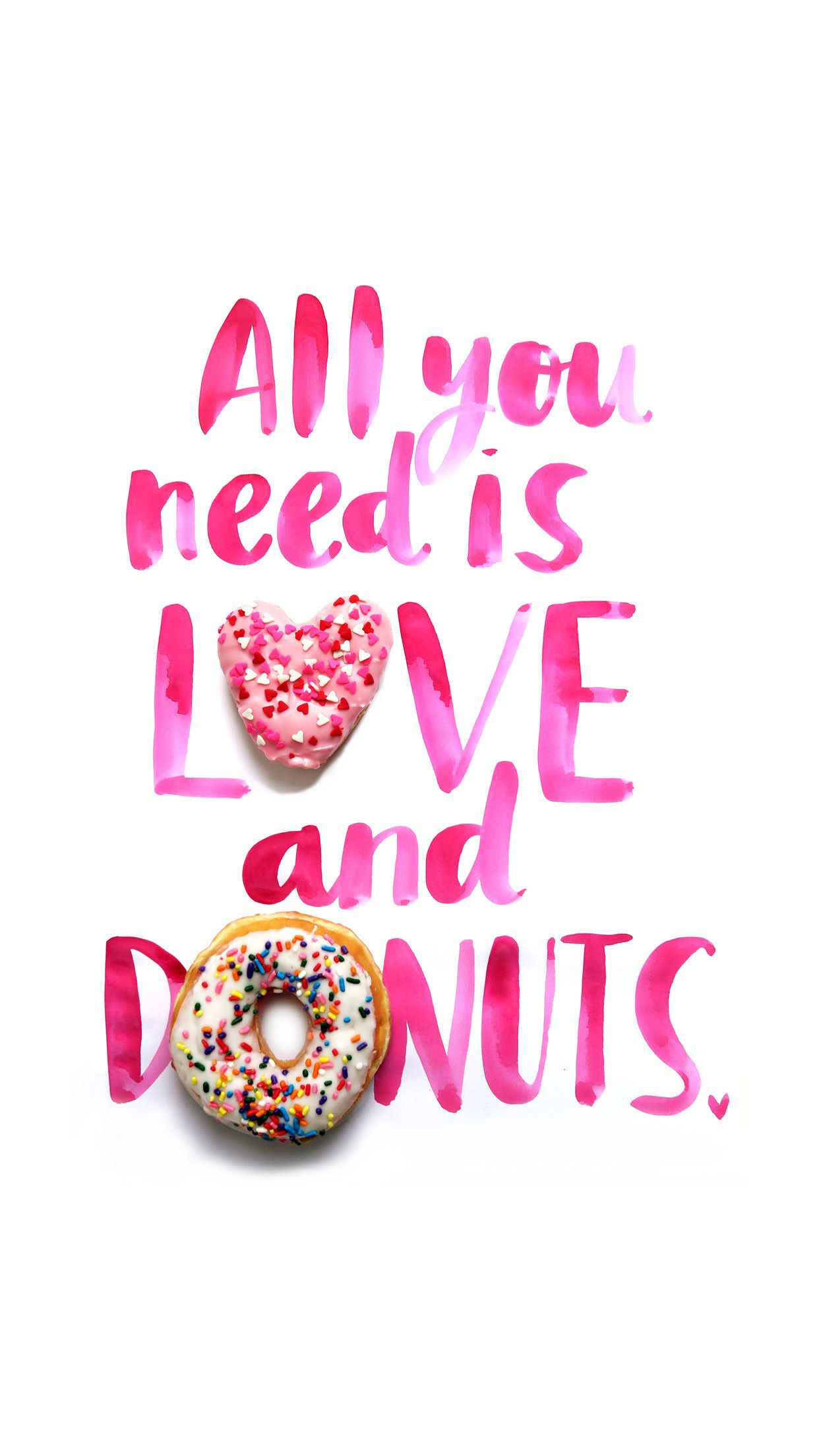 Valentine's Day Themed Mobile Wallpaper from Dunkin' Donuts. Dunkin'