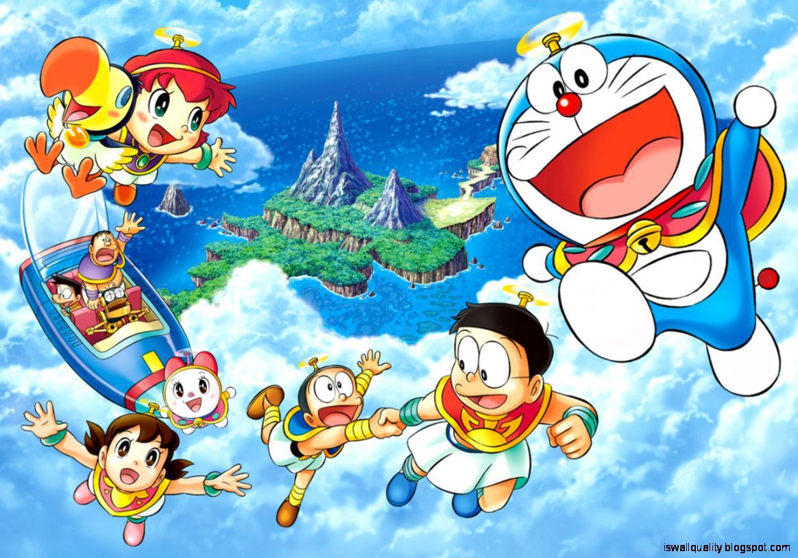 3D Doraemon Desktop Wallpaper