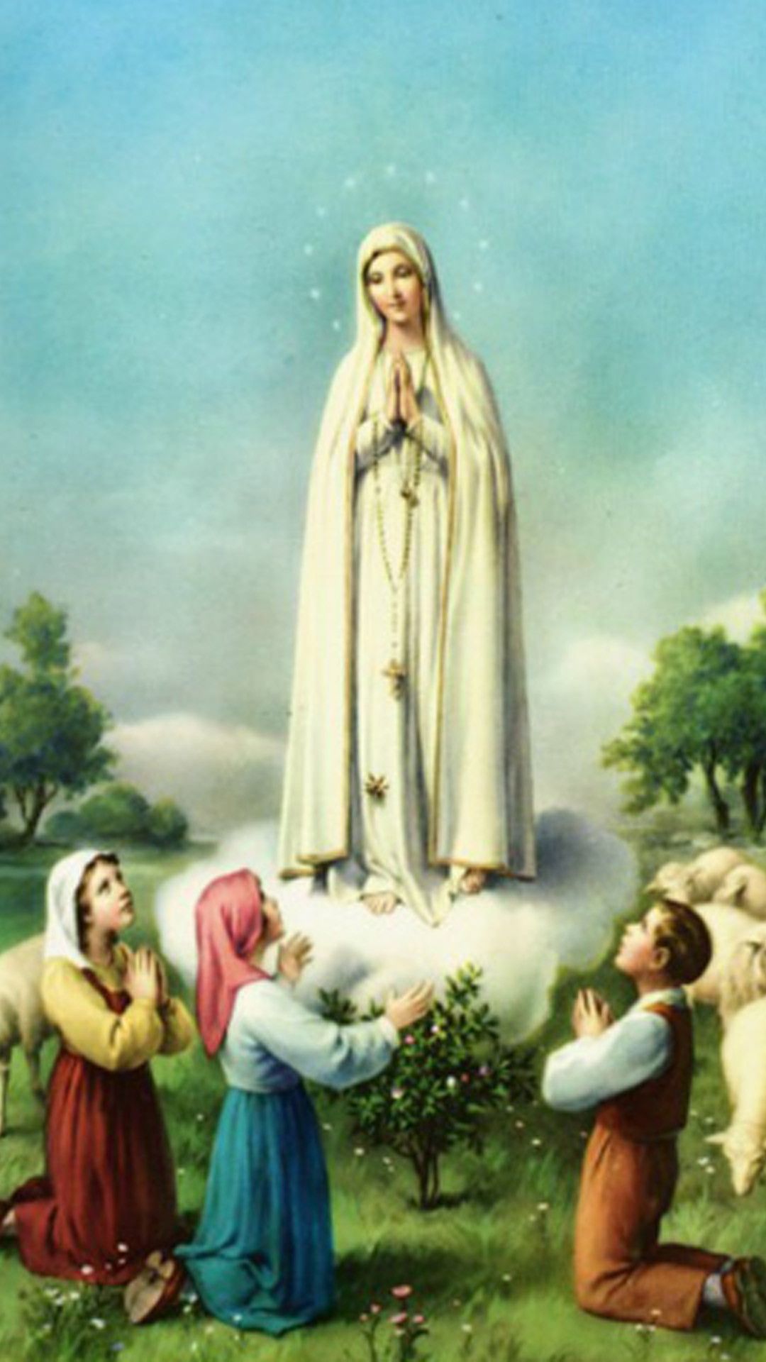Wallpaper Virgin Mary