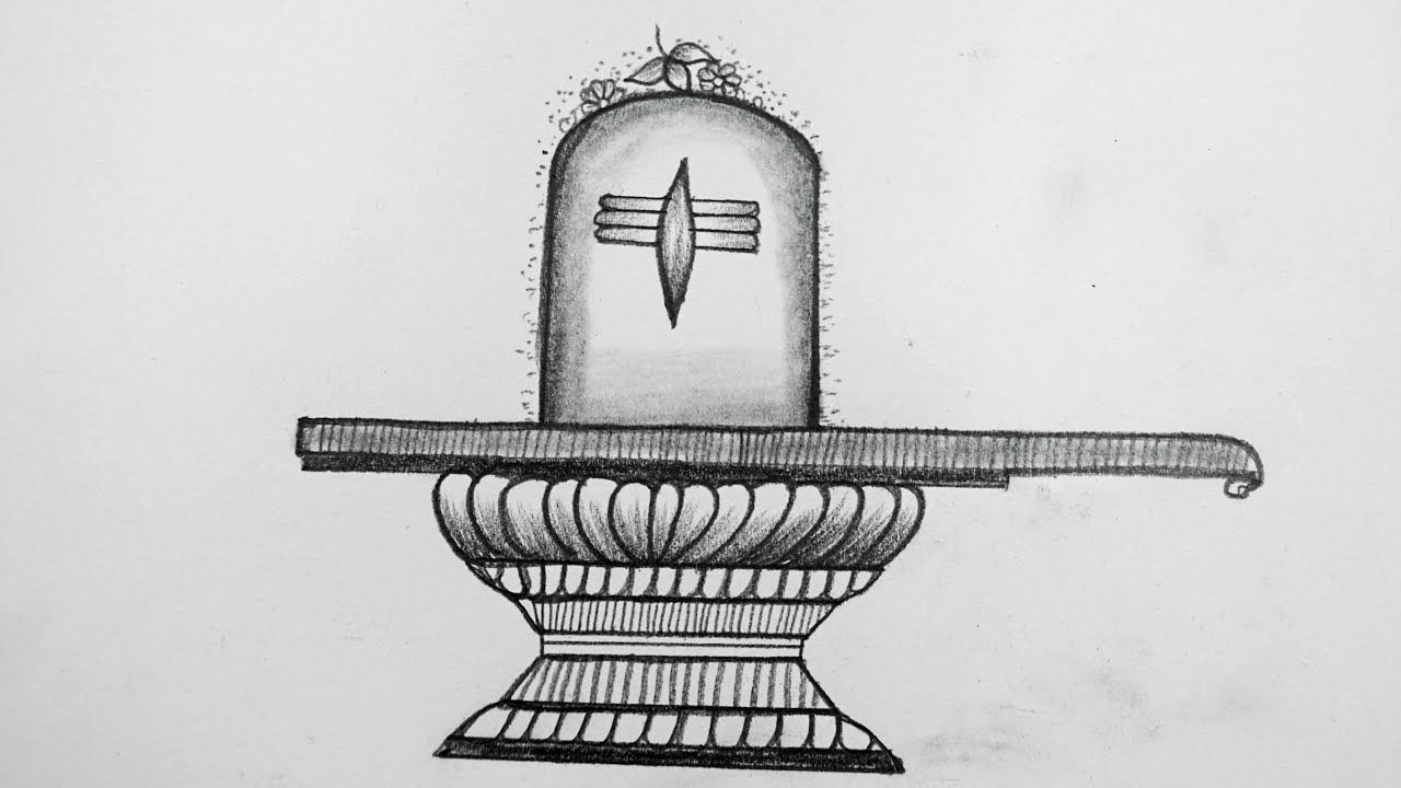 How To Draw Shiva Lingam.. Shivling Drawing Easy.. Maha
