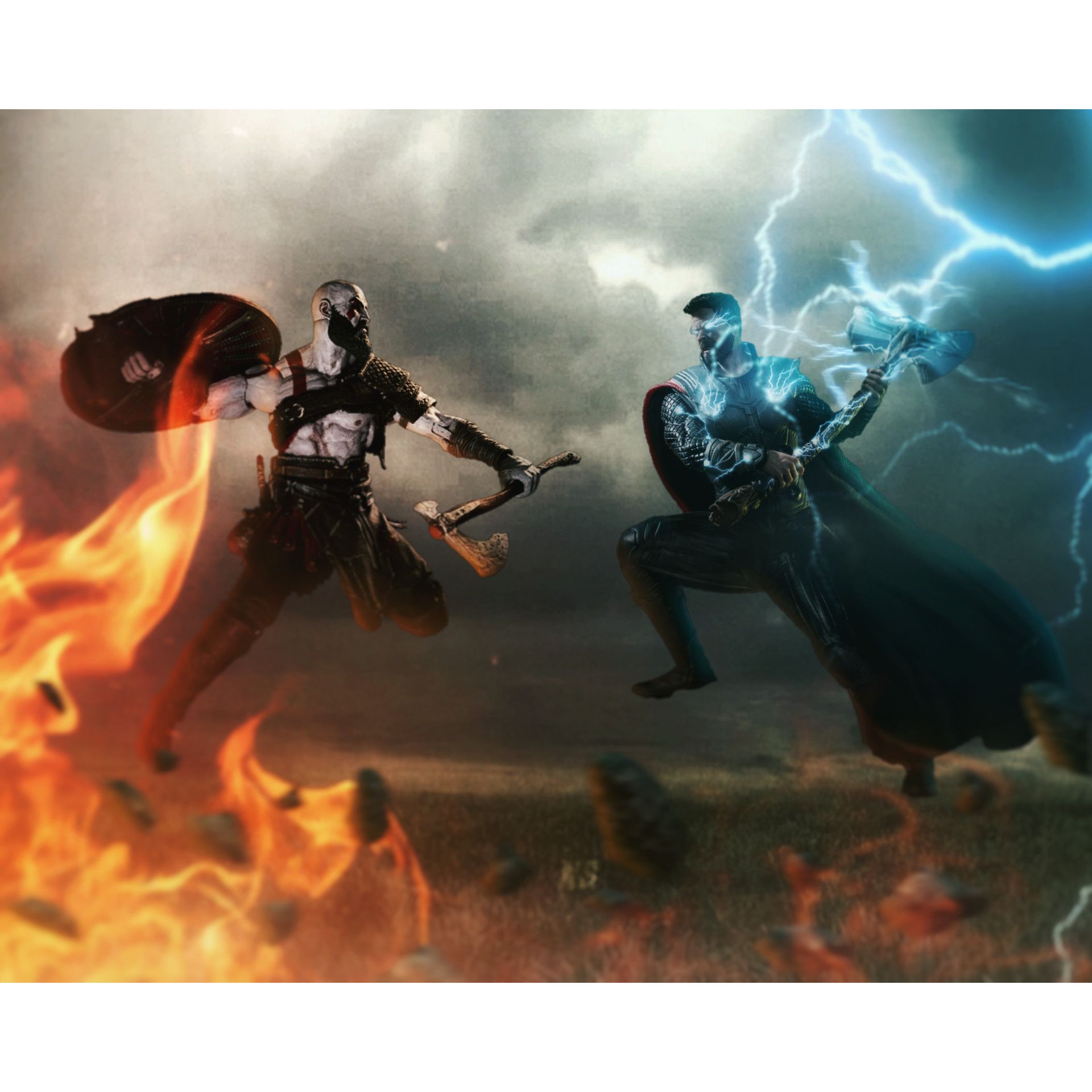 Kratos vs thor - God of War photo (44711763) - fanpop