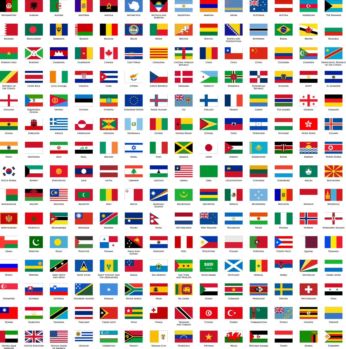 World Flag Wallpaper Free World Flag Background