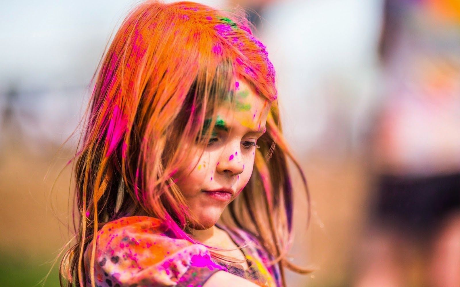 Festival Of Colors Holi Sweet Girl Wallpaper, Holi Festival. Color festival, Holi festival, Holi celebration