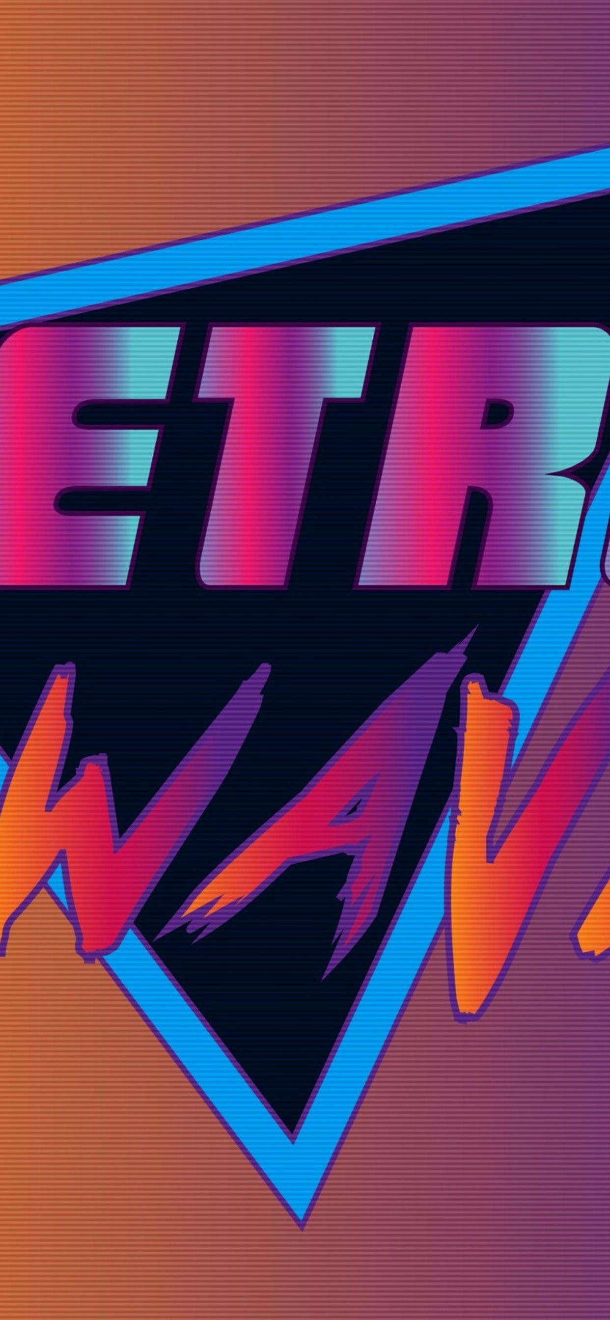 Synthwave Retro Wave iPhone XS MAX HD 4k Wallpaper
