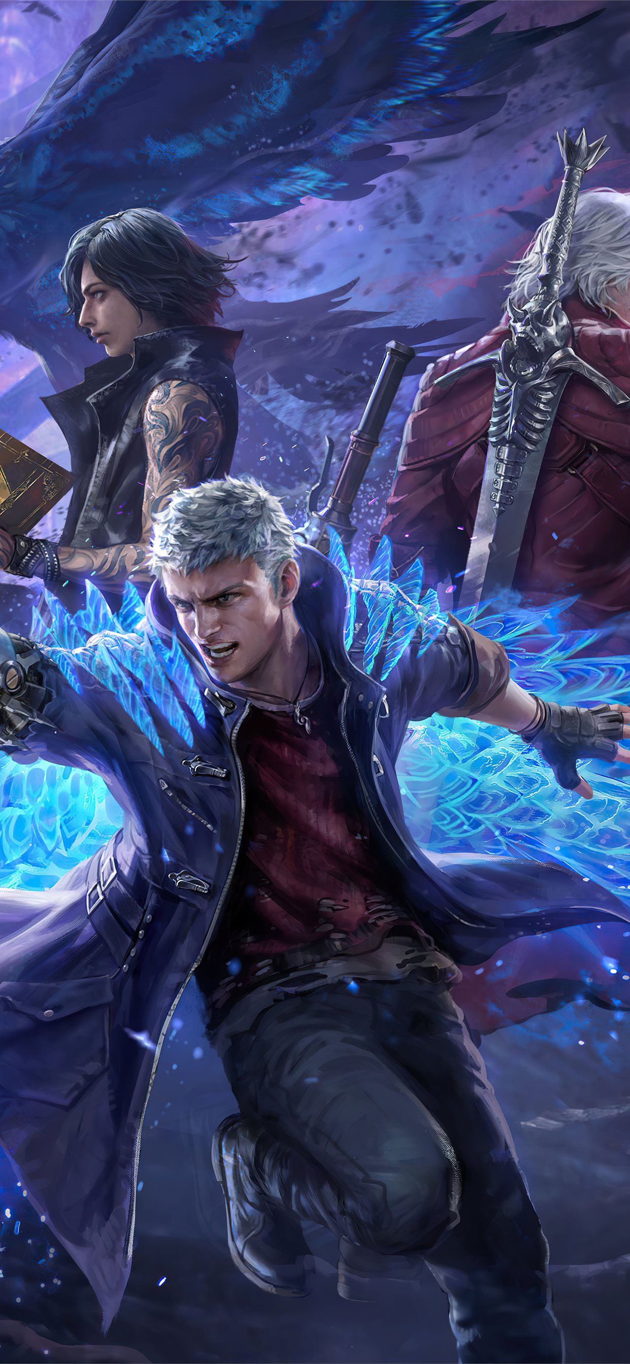 Brothers, dante, devil may cry 5, vergil, HD phone wallpaper