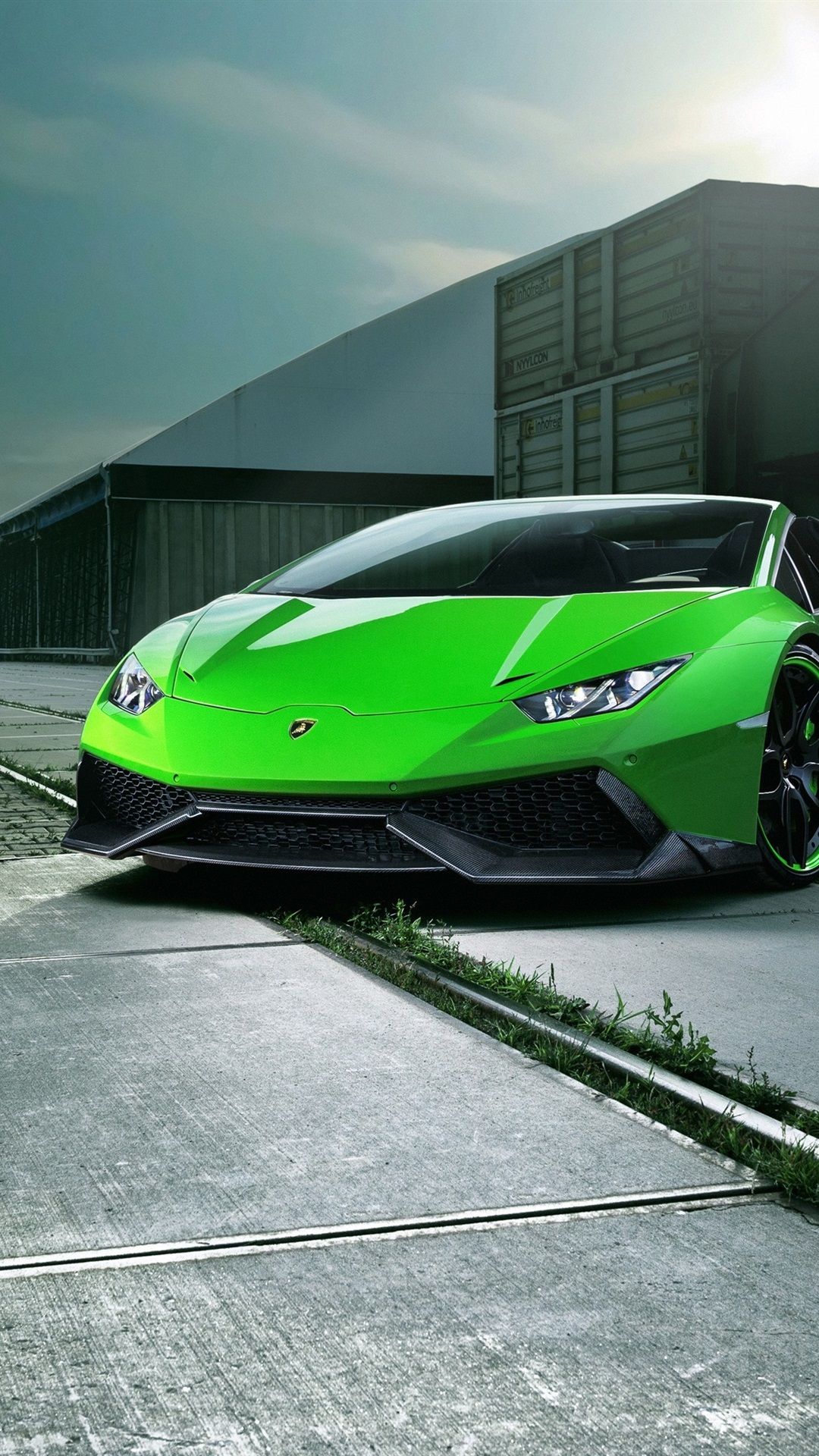 Green Lamborghini Wallpaper iPhone Wallpaper