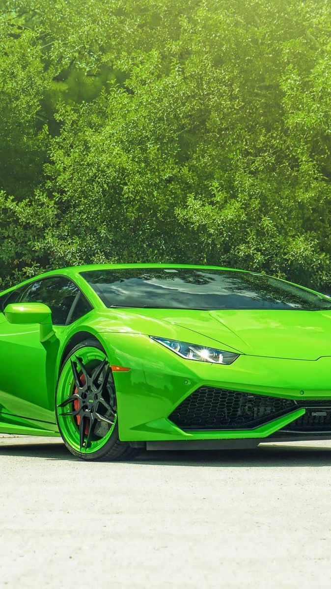 Lamborghini Huracán Green IPhone Wallpaper. Wallpaper De Carros