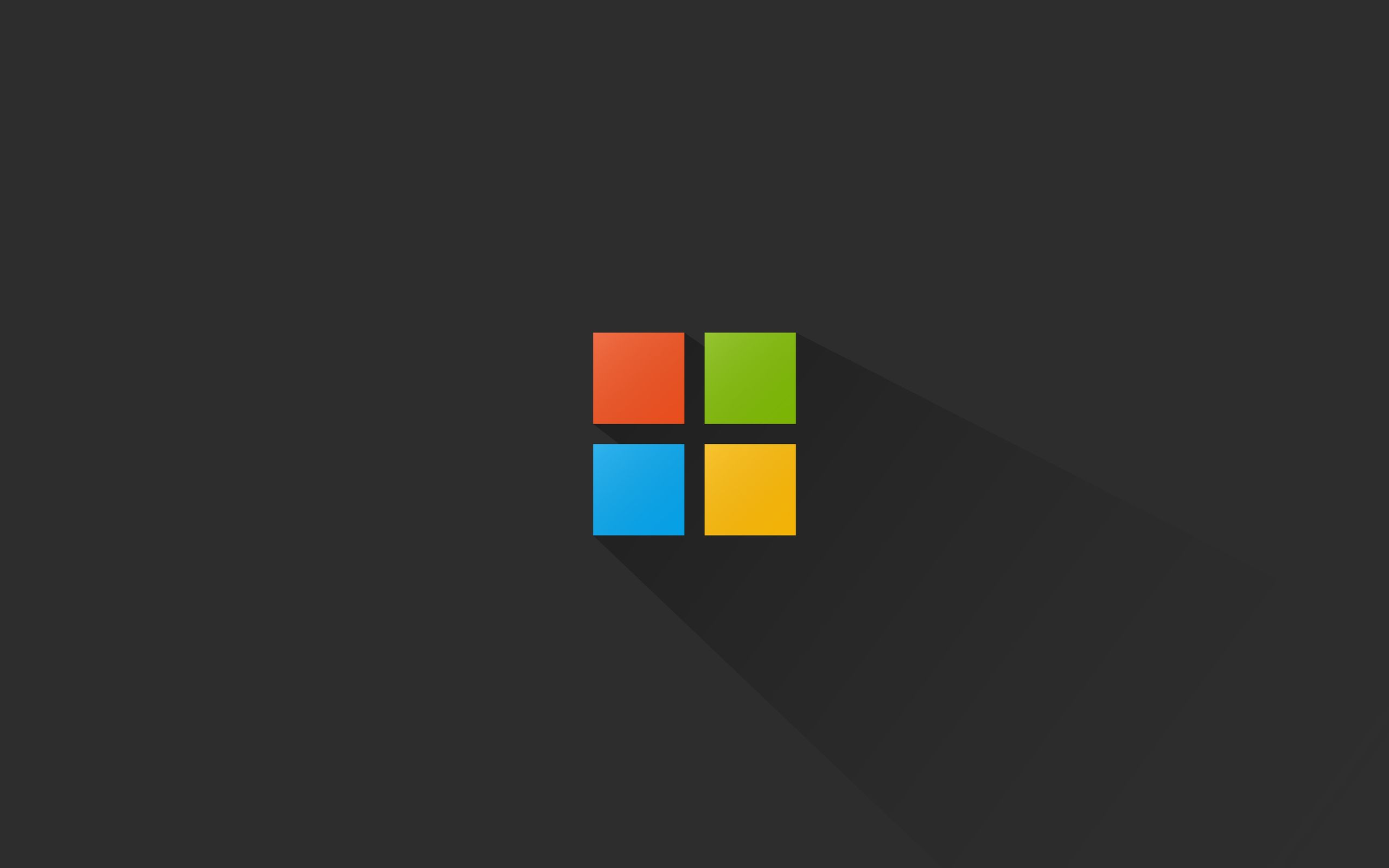 Microsoft Minimal Logo 4k 2560x1600 Resolution HD 4k