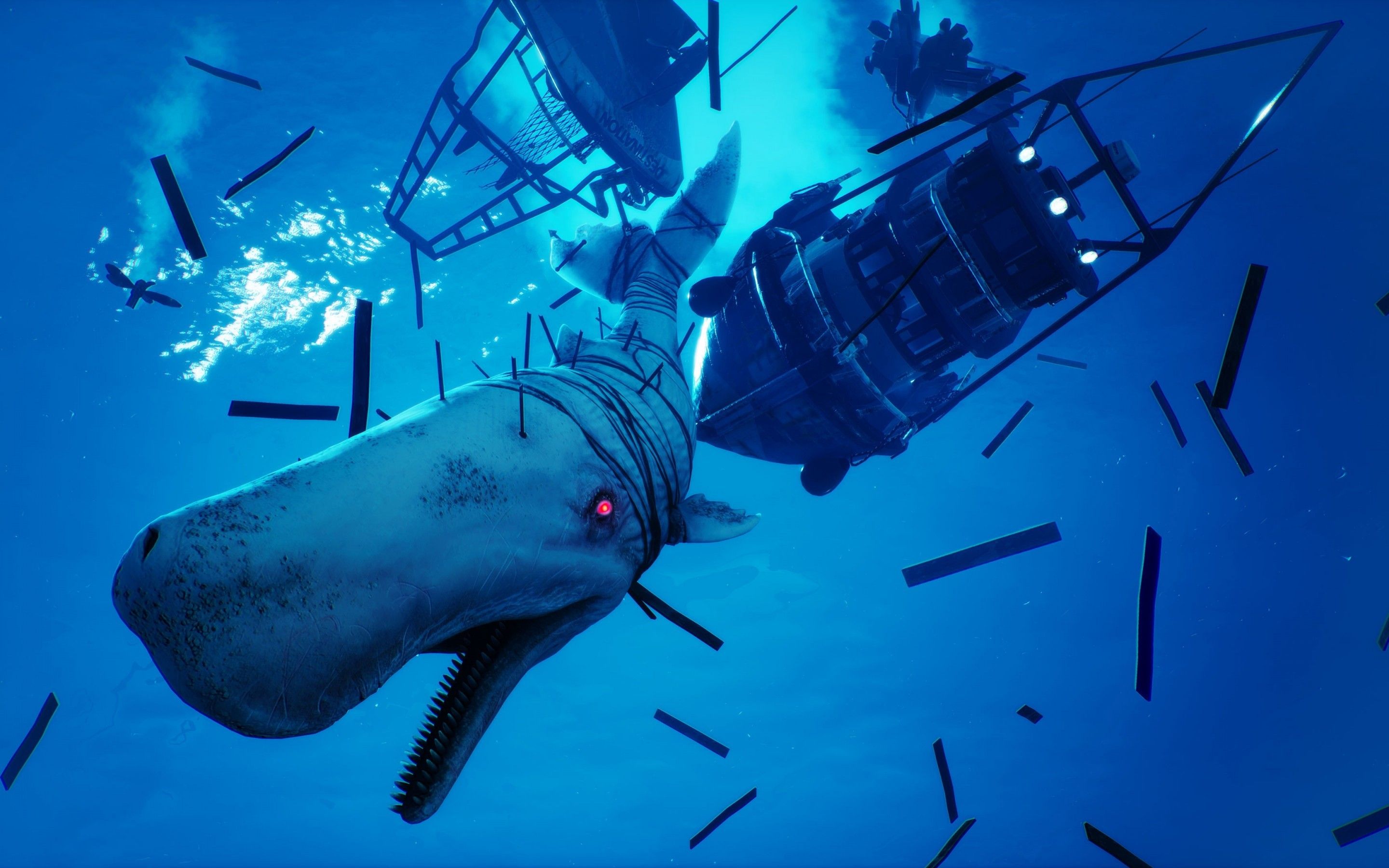 Download 2880x1800 Maneater, Shark Games, Rpg Games, Underwater