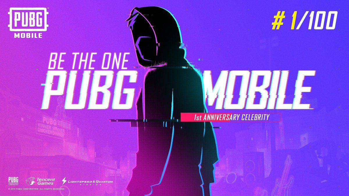 PUBG MOBILE secret guest has been invited to join our 1st Year Anniversary celebration. Who do you think it might be?#BeTheOne