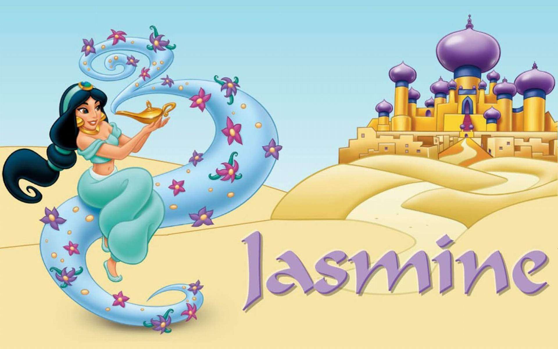 Disney Princess Jasmine Desktop HD Wallpaper 1920x1200