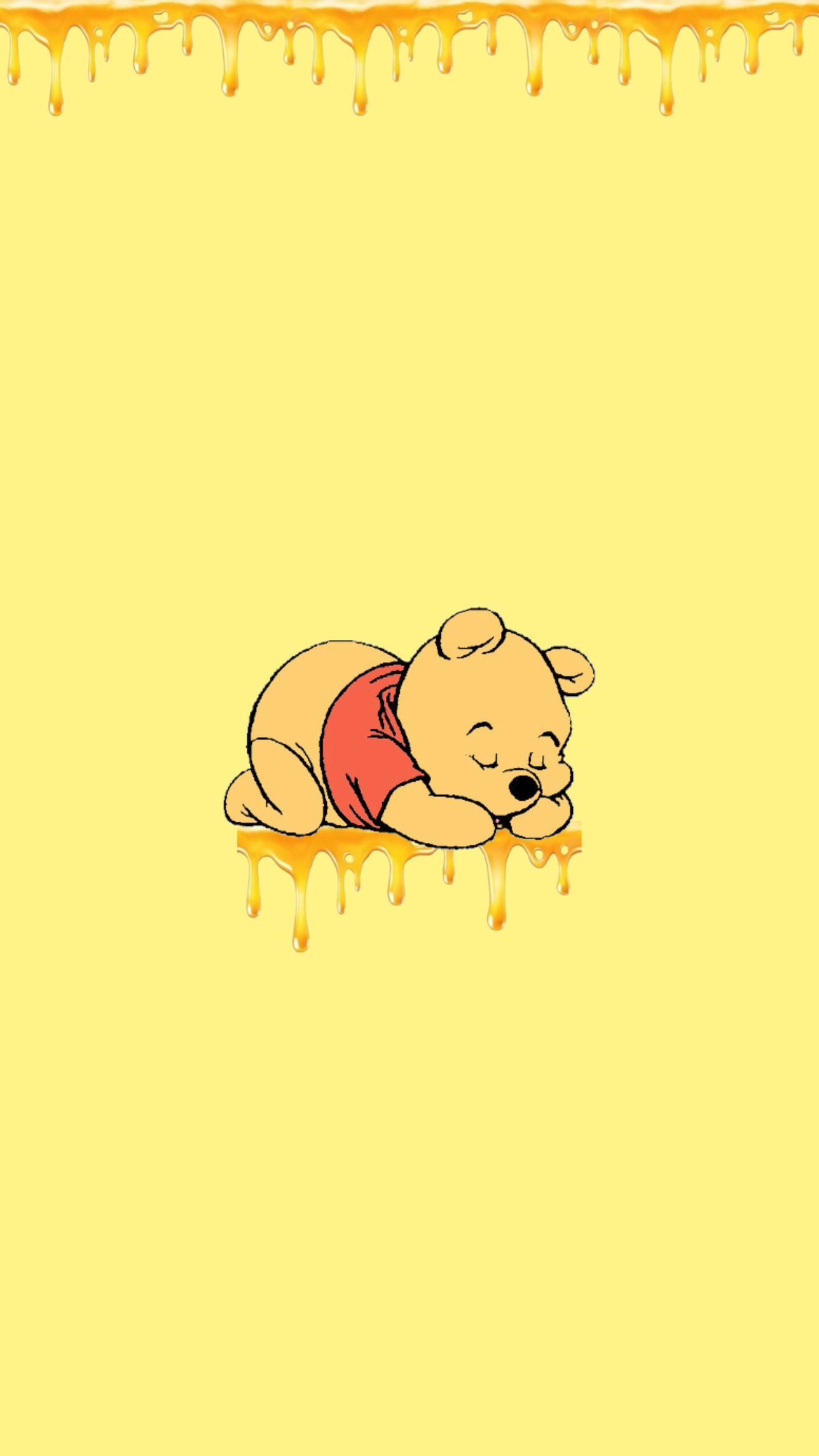 Aesthetic Yellow Winnie The Pooh Wallpapers - Wallpaper Cave