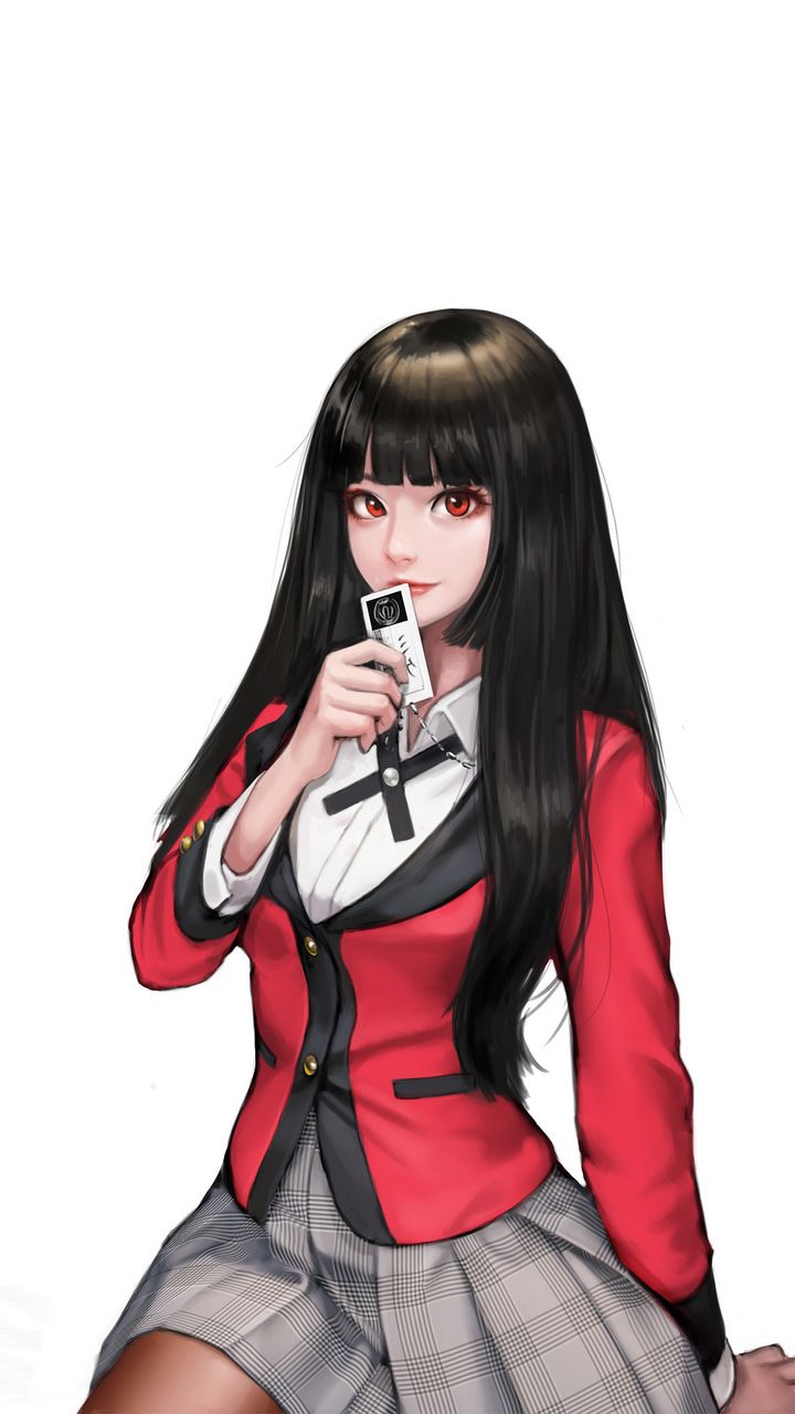 Compulsive Gambler Jabami anime HD wallpaper