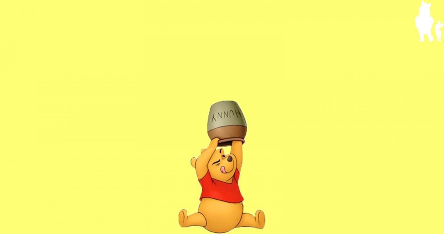 Aesthetic Yellow Winnie The Pooh Wallpapers - Wallpaper Cave