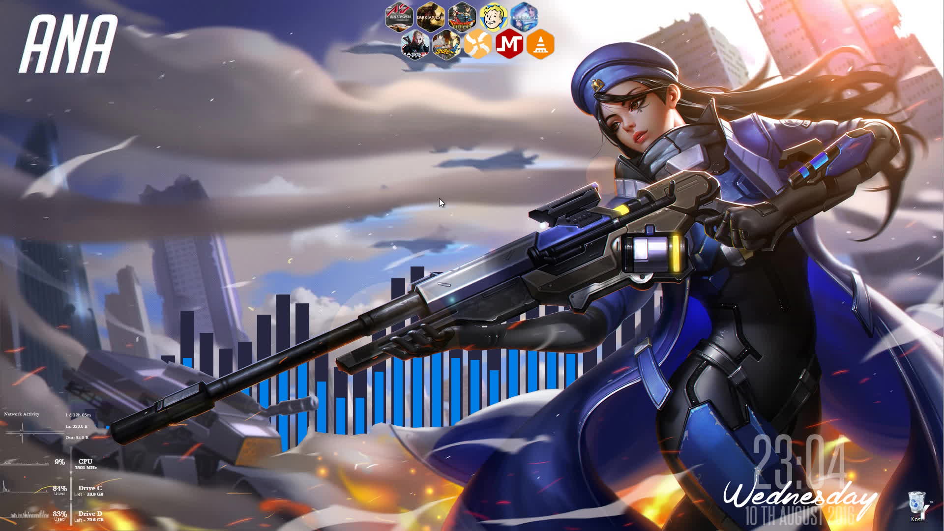 Overwatch Rainmeter Wallpaper GIF