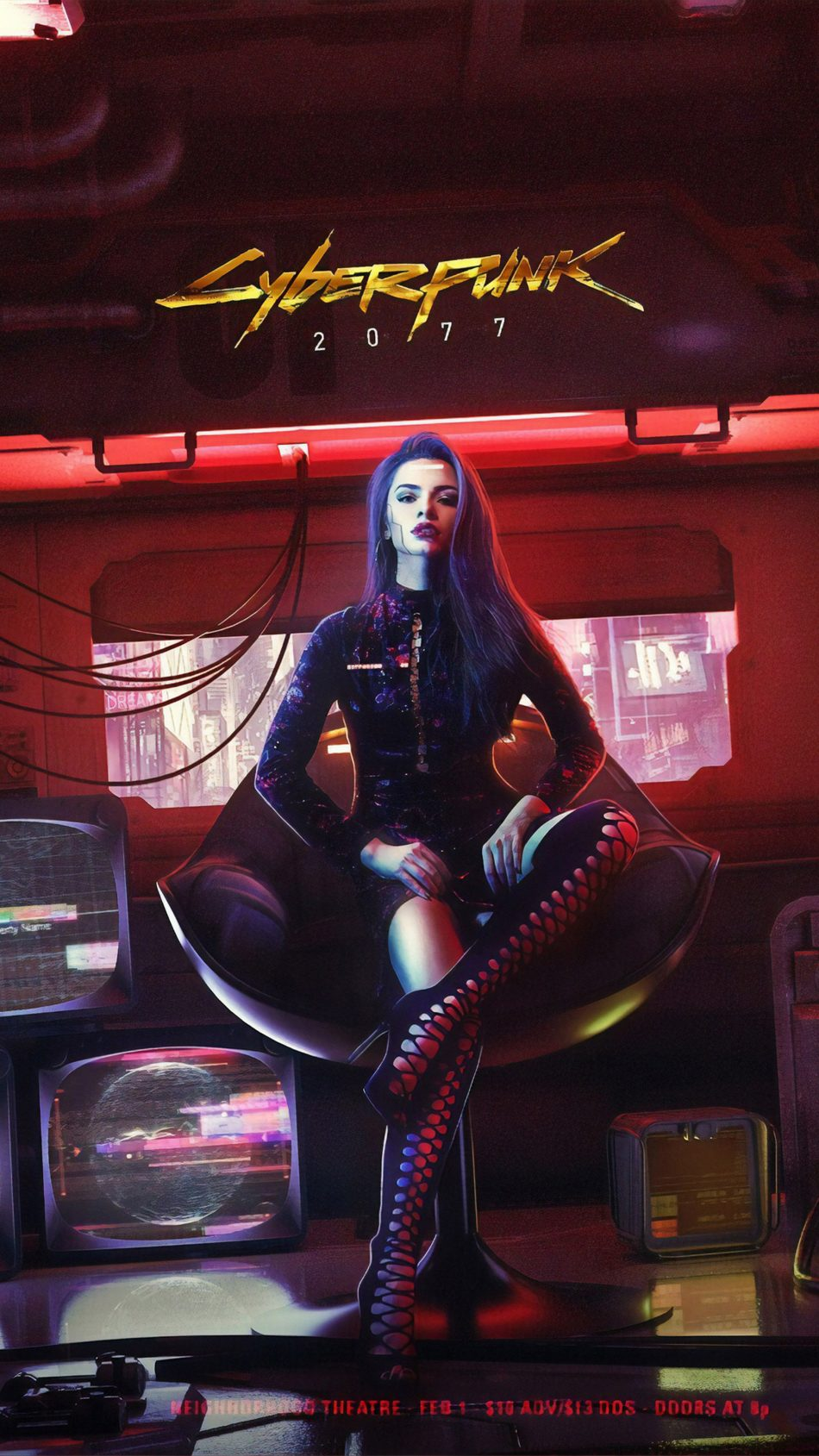 Cyborg Girl Cyberpunk 2077. Cyborg girl, Cyberpunk girl