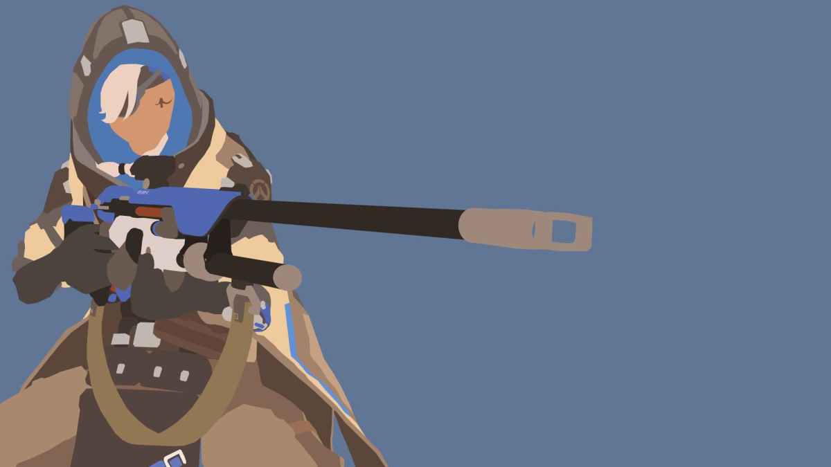 Vector Overwatch Ana Wallpaper