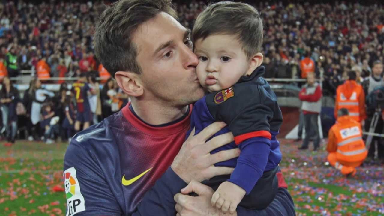 Lionel Messi Family Photo With Son HD Download Image