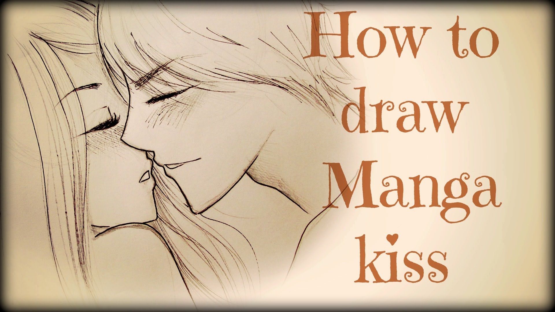 Love Kiss Cartoon Sketch HD Wallpaper Drawing Tutorial