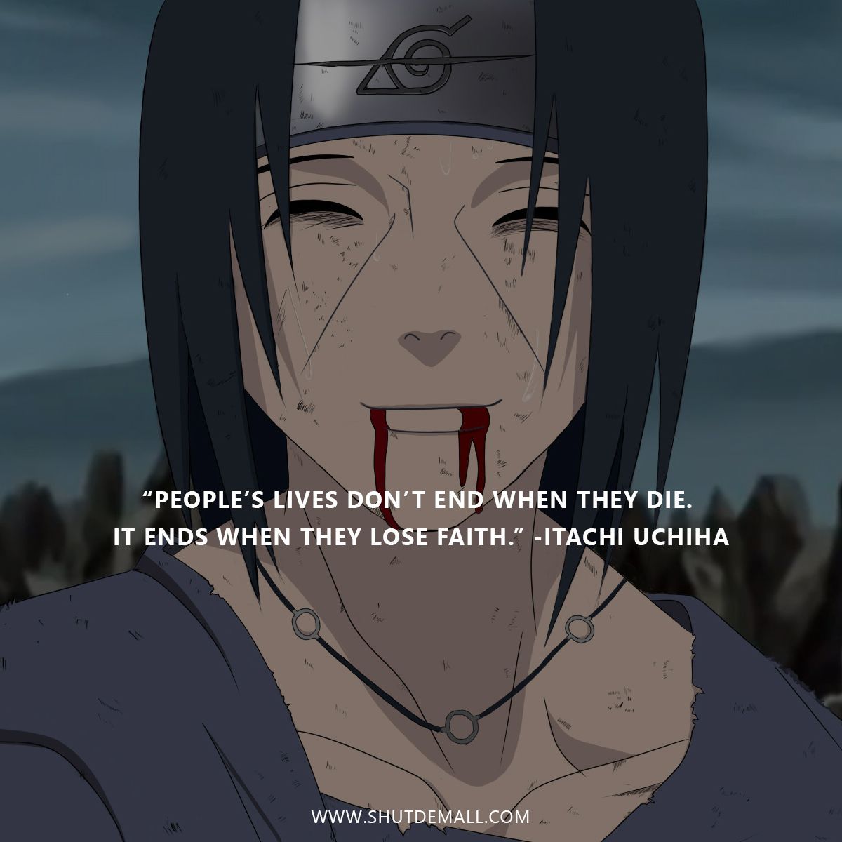 Itachi Wallpaper With Words