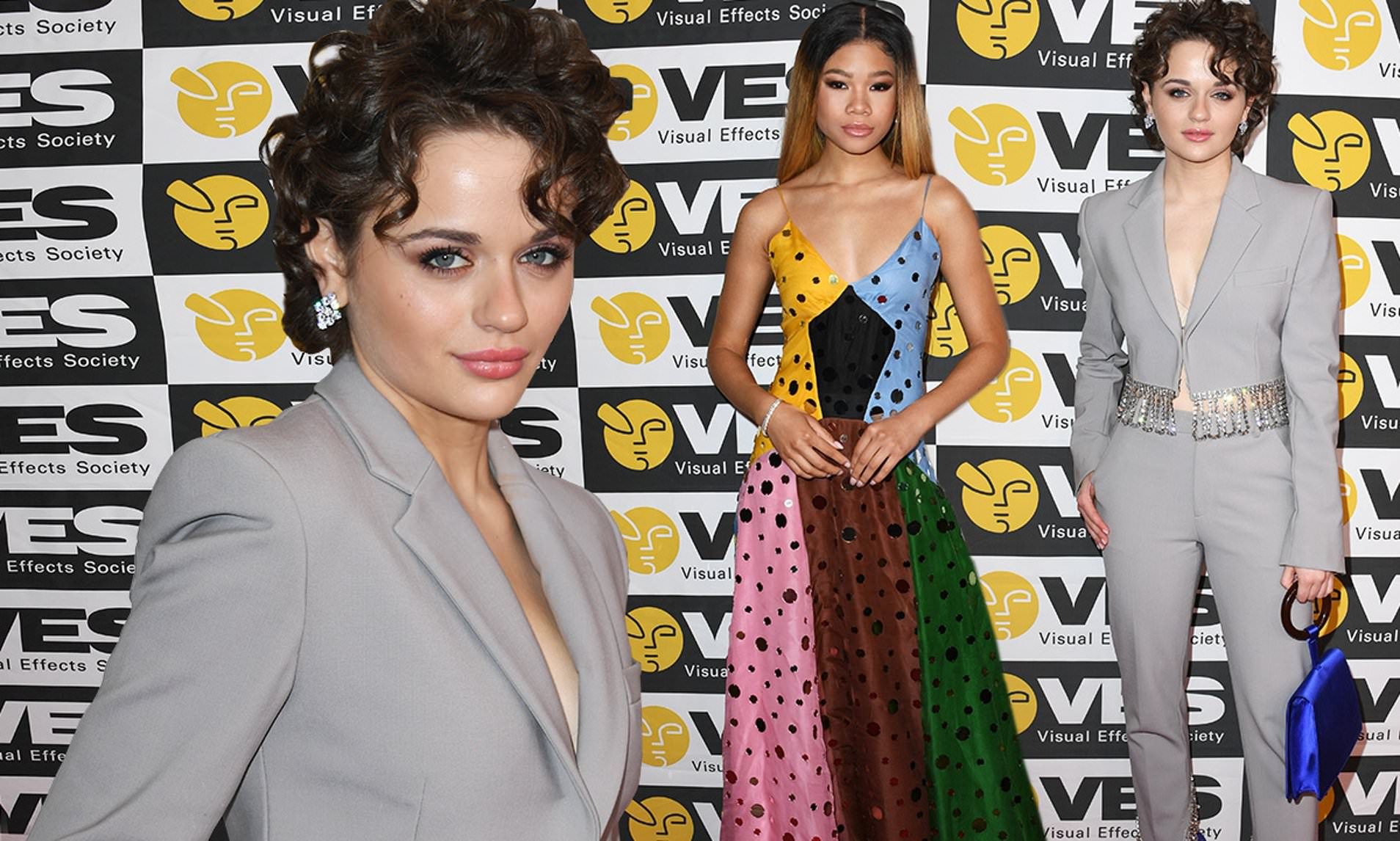 Joey King and Storm Reid show their red carpet style at Visual