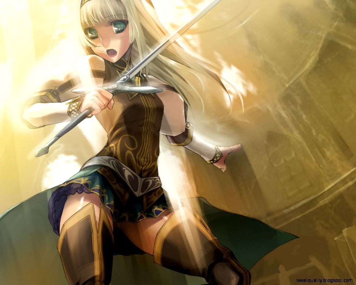 Warrior Girl Anime Wallpaper