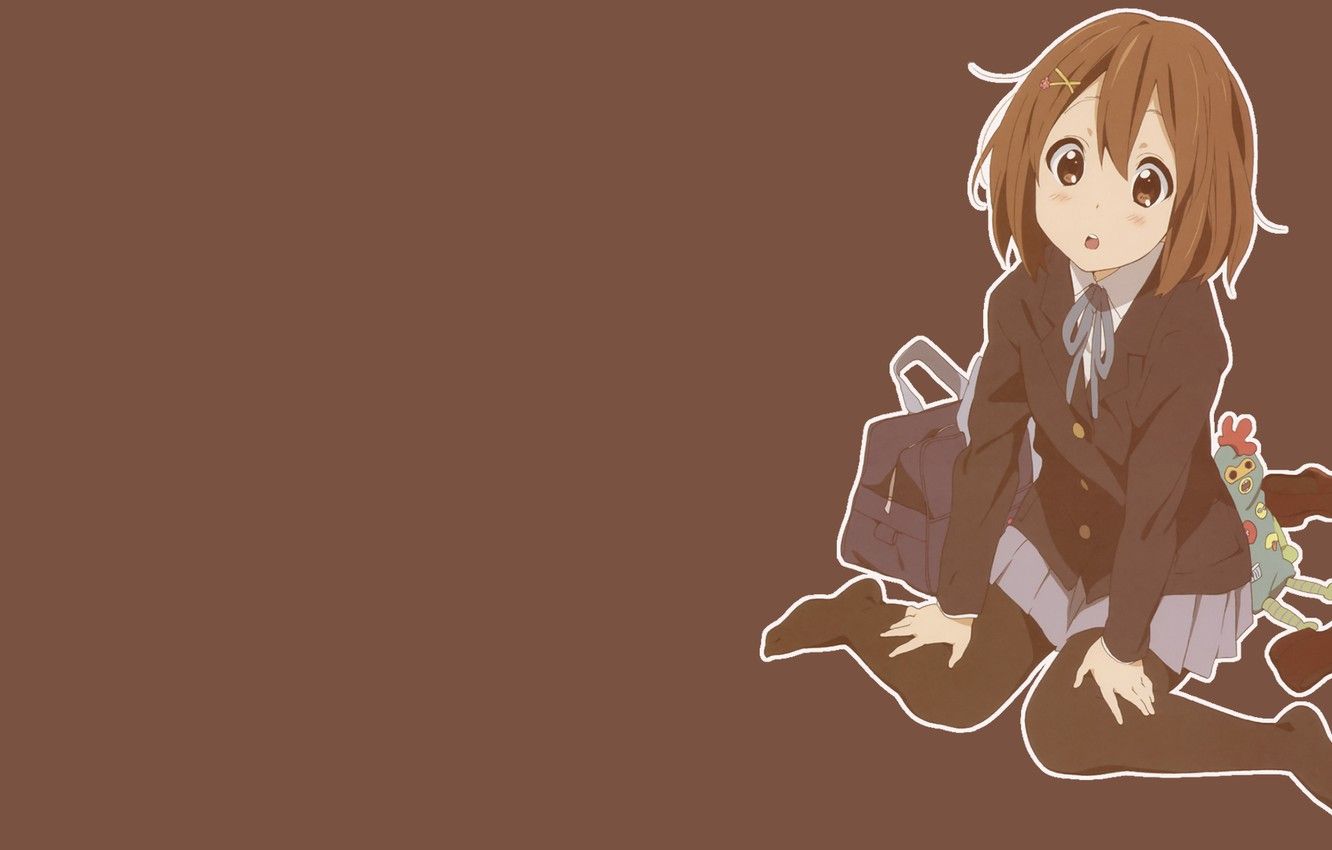 Wallpaper Red, Girl, Minimalism, White, Girl, Background, Anime