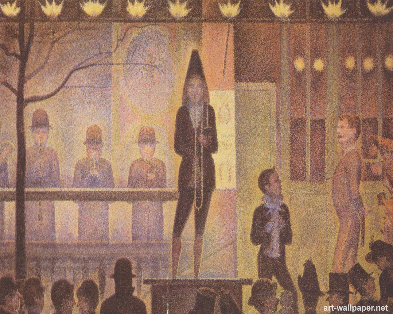 Seurat Wallpaper. Seurat Impressionist