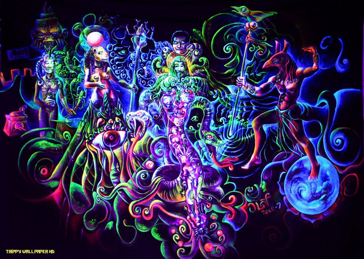 Trippy Wallpaper, Psychedelic Background HD