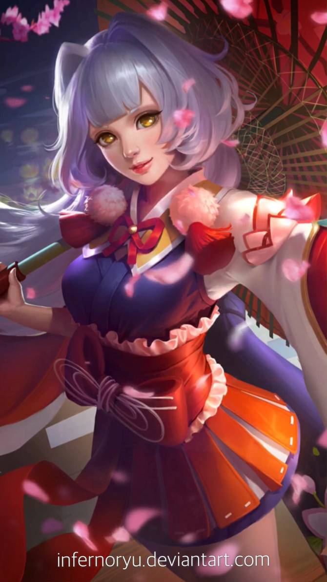 MLBB Kagura Cherry Witch Gif Video Wallpaper