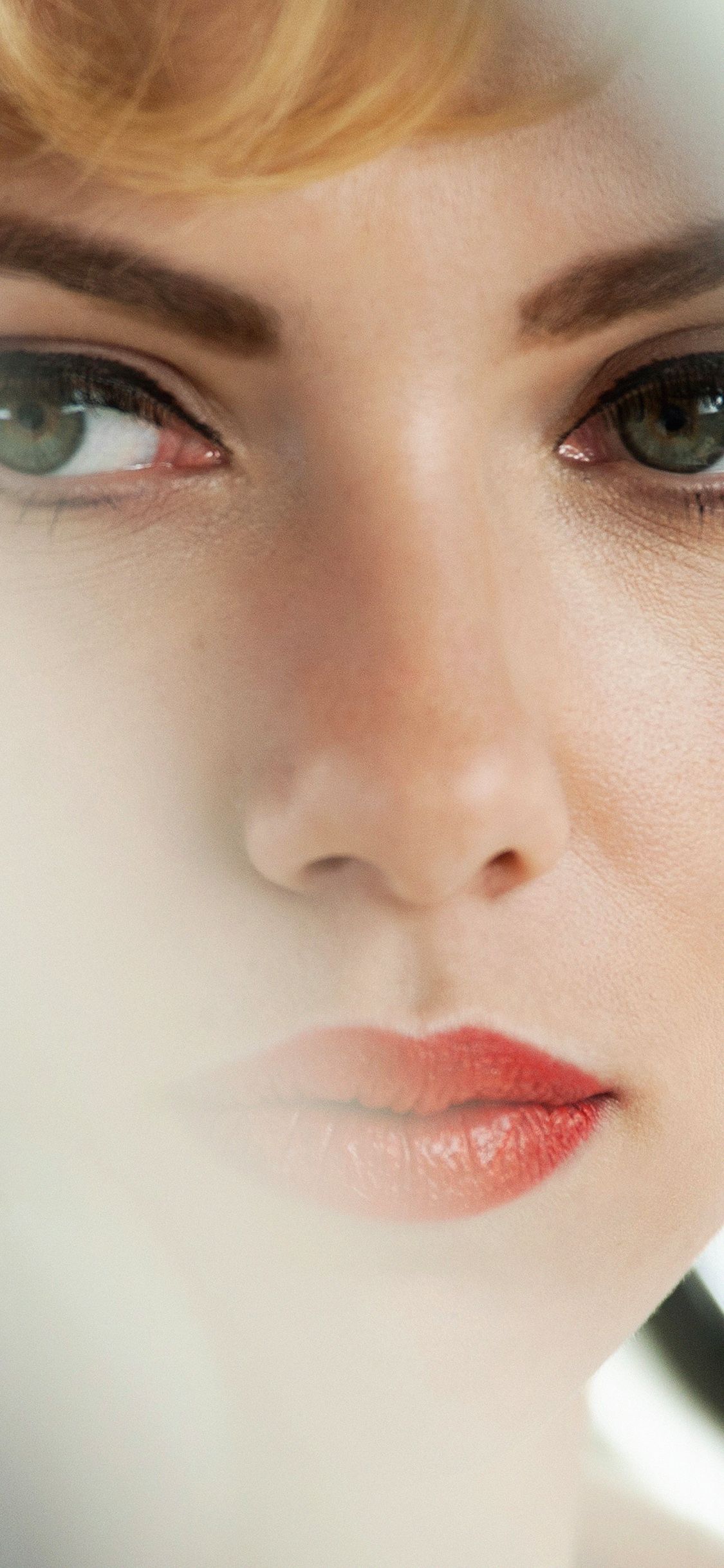 Scarlett Johansson Face Actress Celebrity Wallpaper