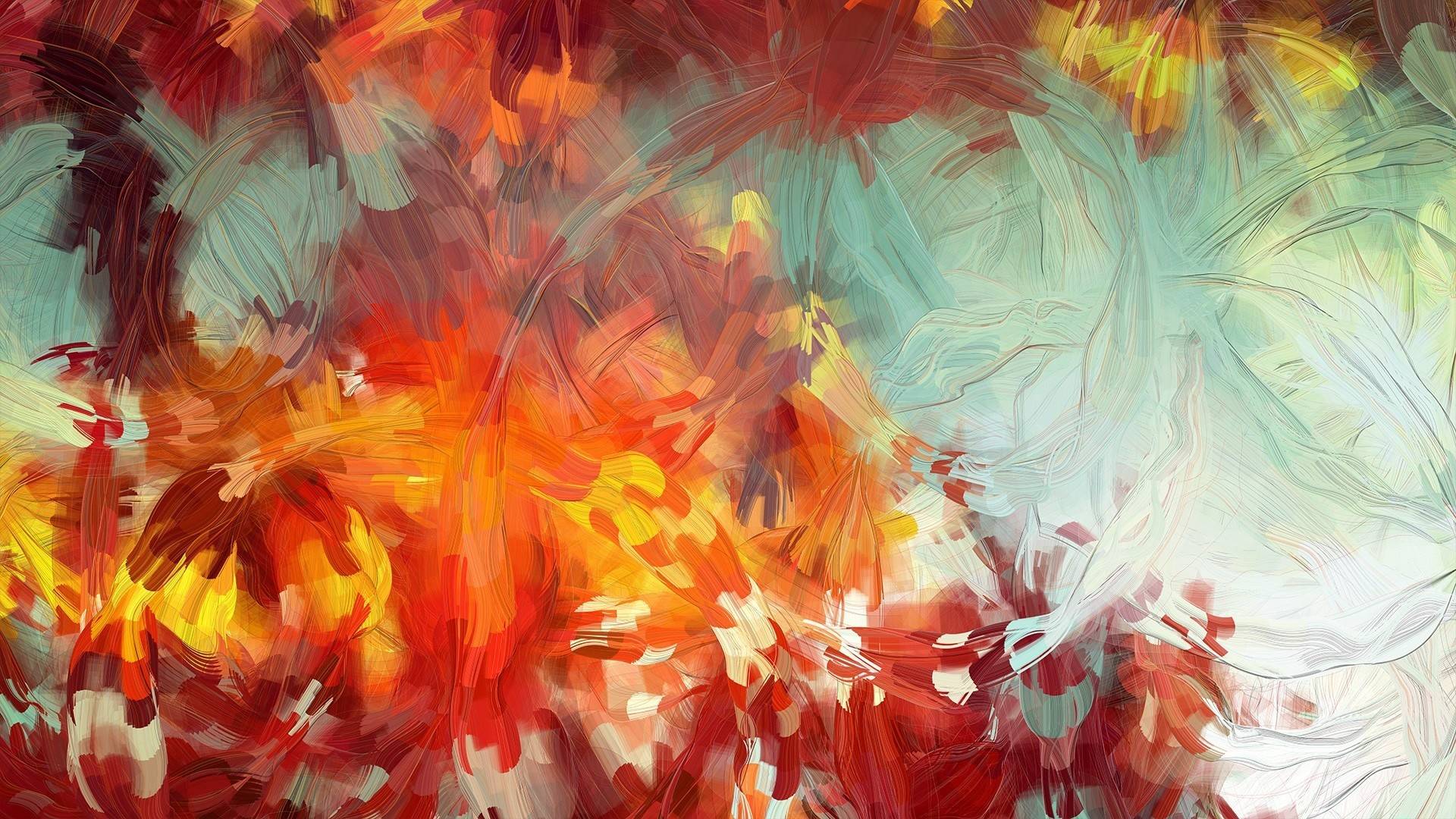 Abstract Oil Painting Wallpapers
