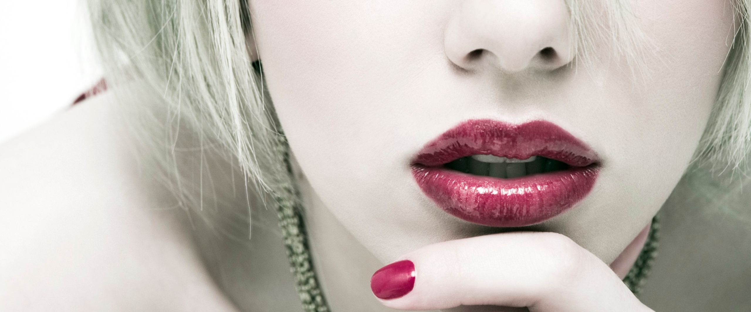 Close Up, Scarlett Johansson, Pink, Lips, Pale, Faces Wallpaper