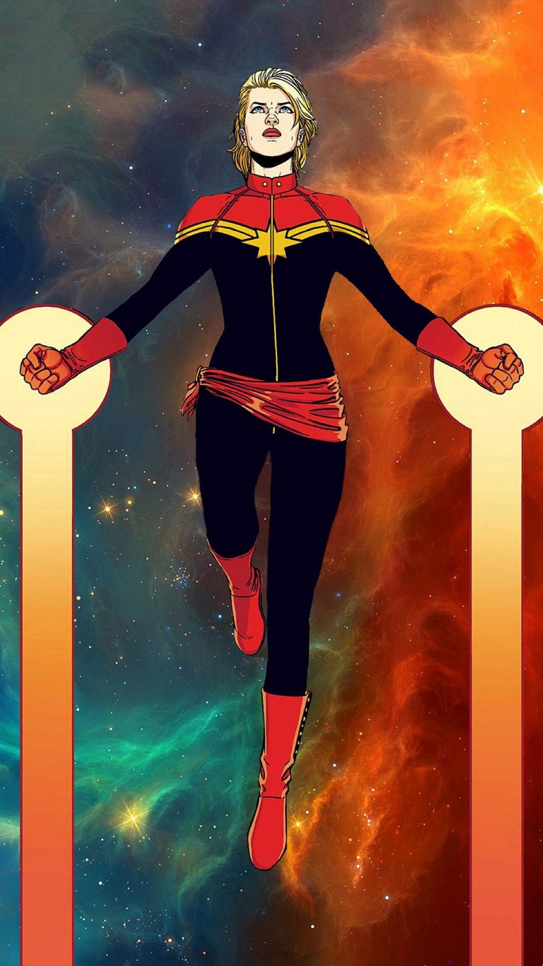 Captain Marvel Animated Android Wallpaper Android Wallpaper
