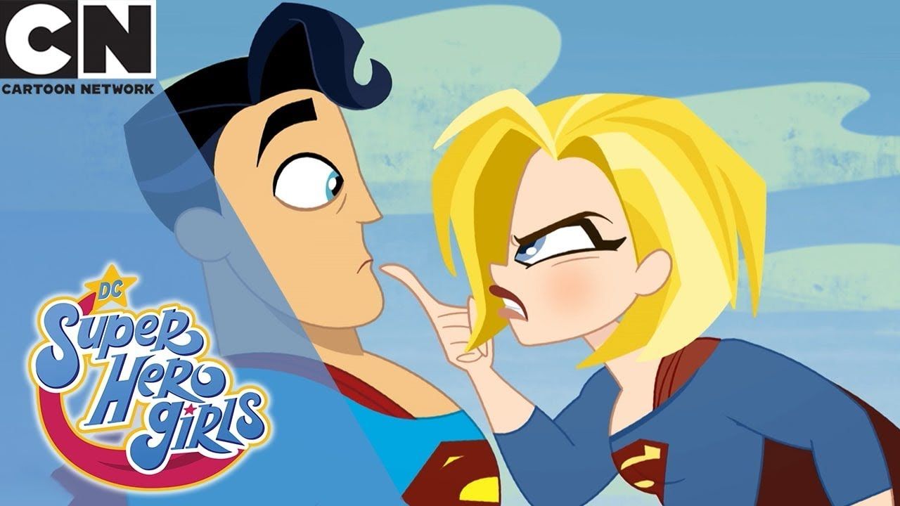 DC Super Hero Girls. Superman And Supergirl. Cartoon Network UK