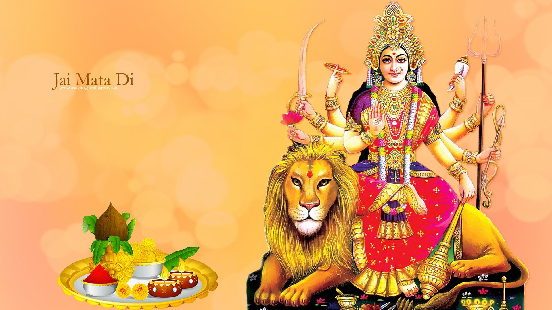 Maa Durga HD Desktop Wallpapers Wallpaper Cave
