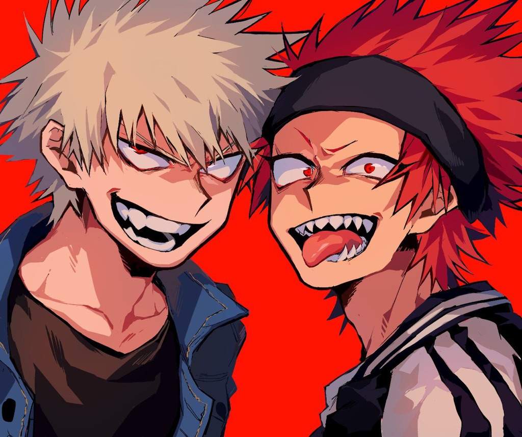 Bakugo & Kirishima Art
