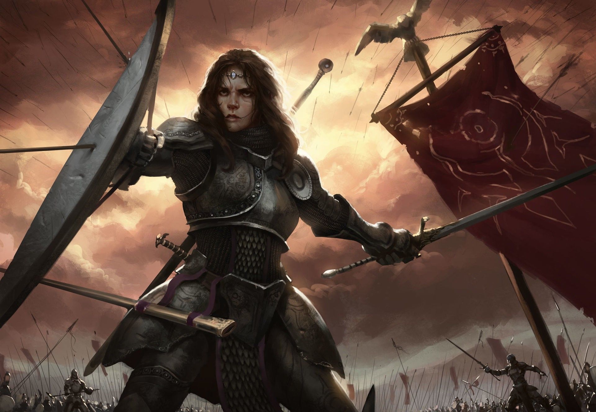 fantasy Art, Warrior Wallpaper HD / Desktop and Mobile Background