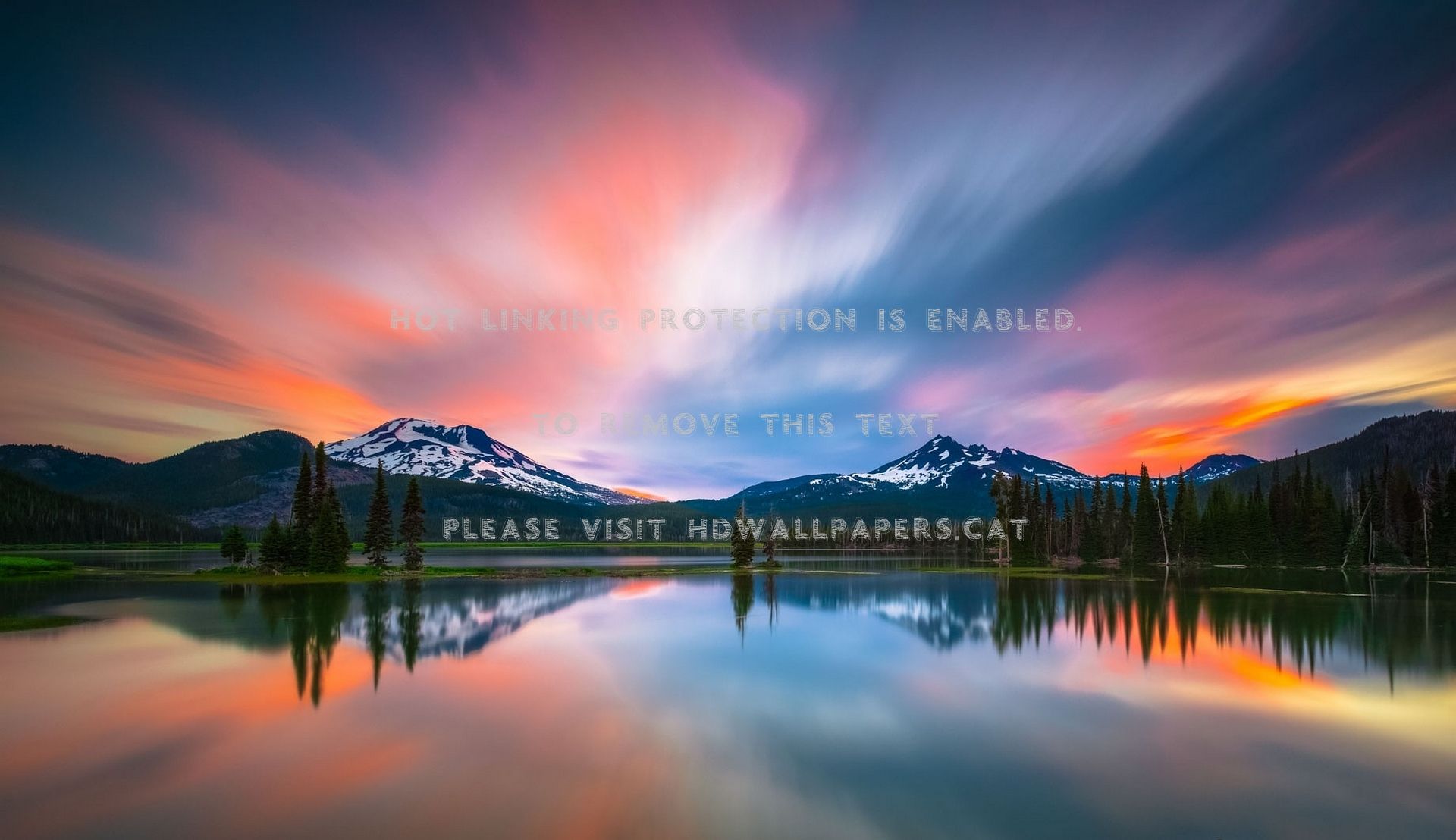 sparks lake sunrise grass oregon colors sky