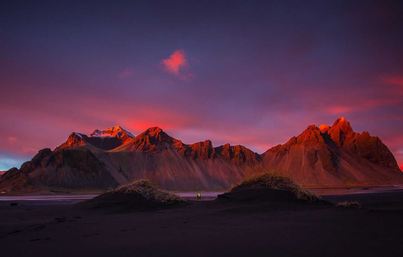 Wallpaper beach, the sky, sunset, mountains, photographer, Have