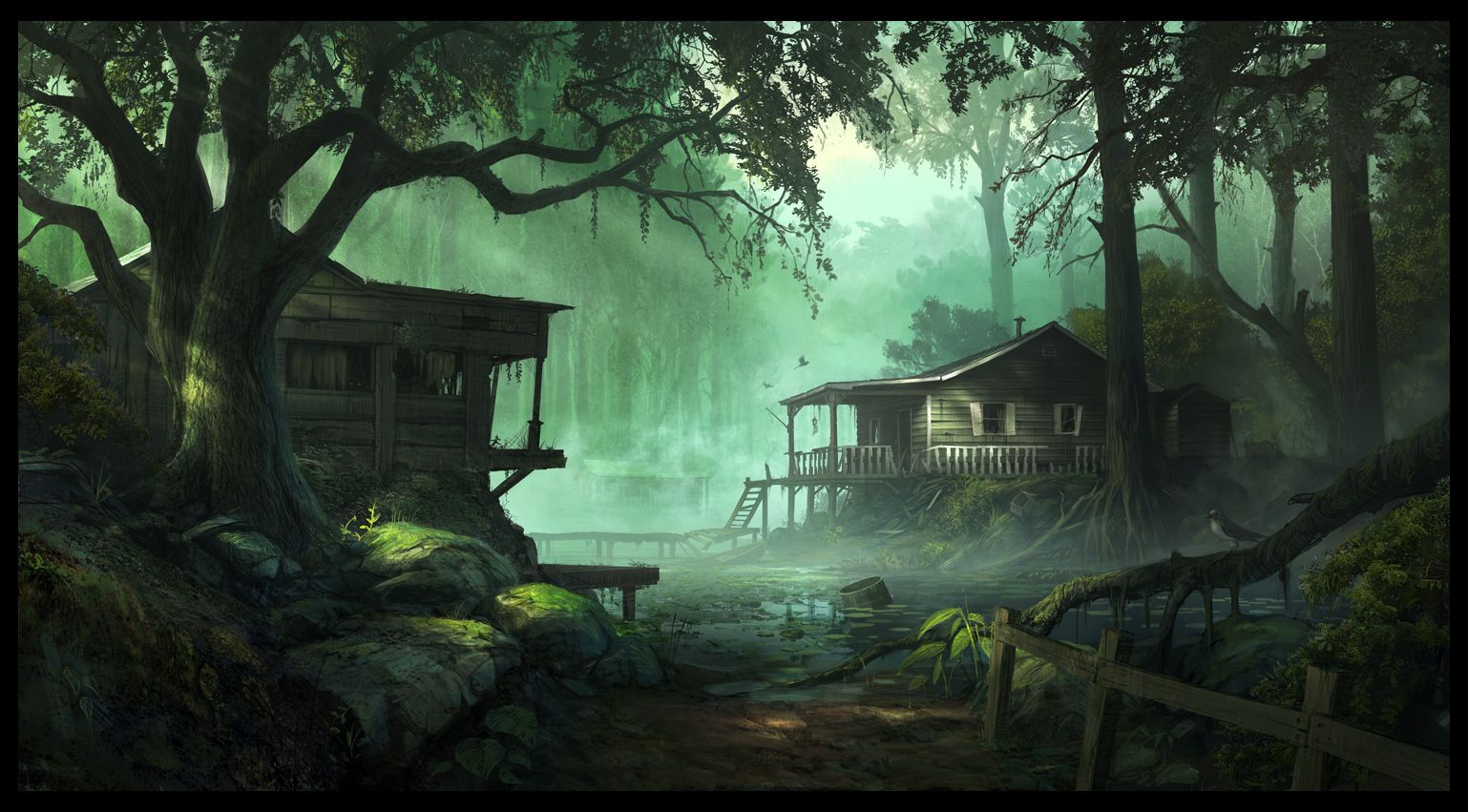 Free download forest cabins Wallpaper Background 26470 1538x851