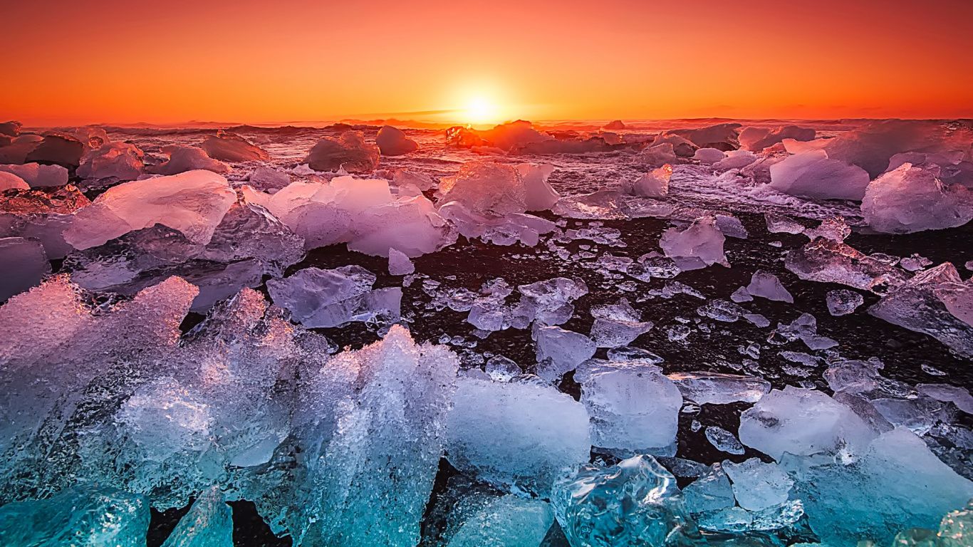 Sunset Iceland Wallpapers - Wallpaper Cave