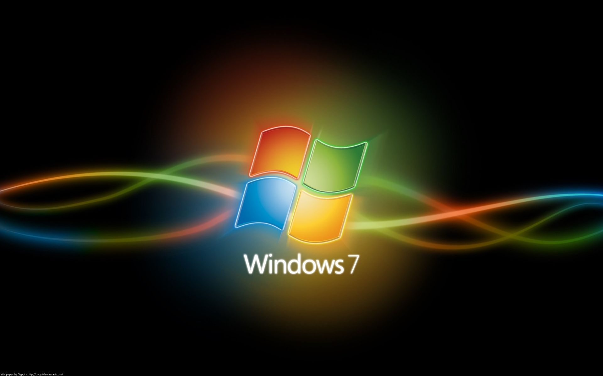 Windows 7 with logo