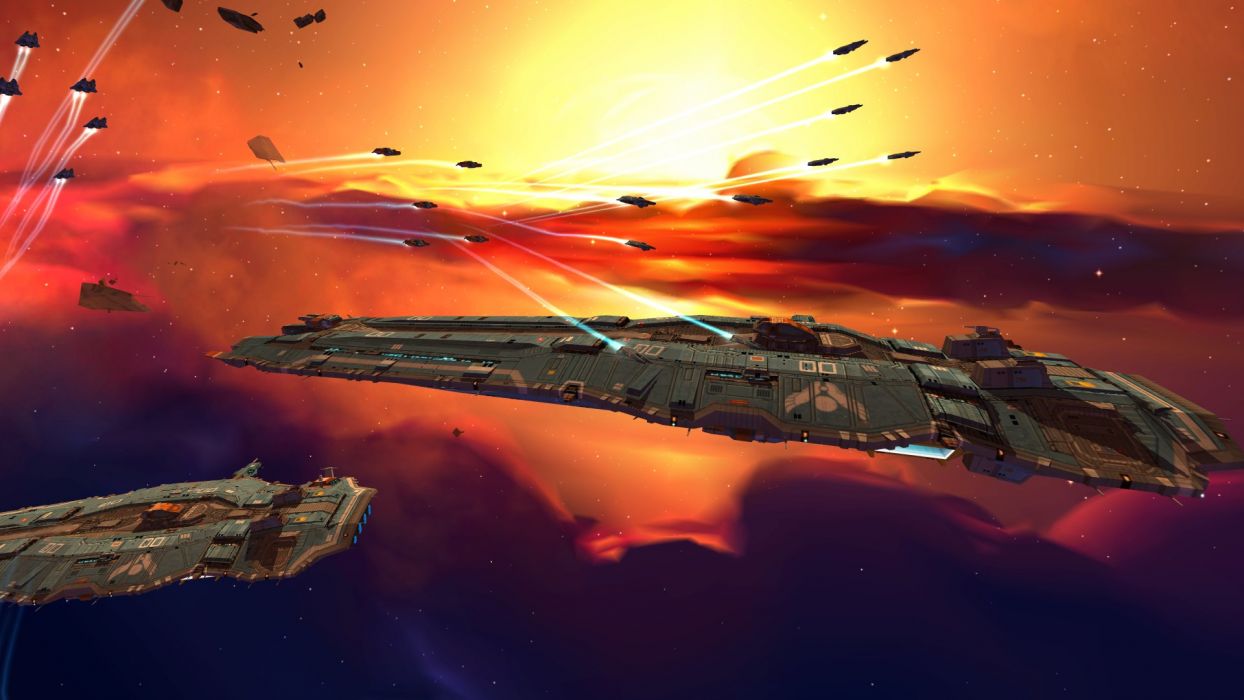 HOMEWORLD Sci Fi Spaceship Strategy Real Time Space Simulation 3 D