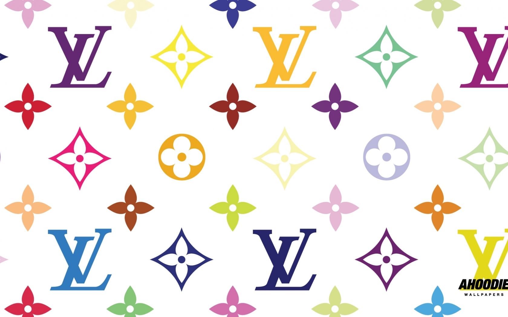 Download Aesthetic Baby Pink Louis Vuitton Logo Wallpaper