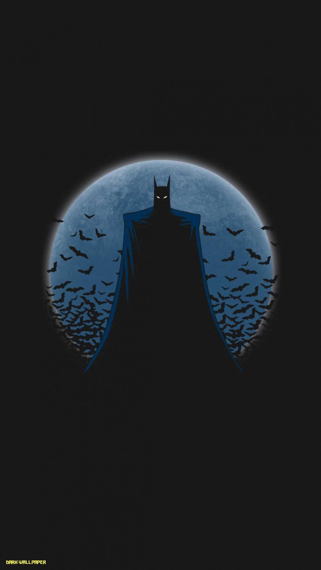 The Batman Minimal Dark Wallpaper