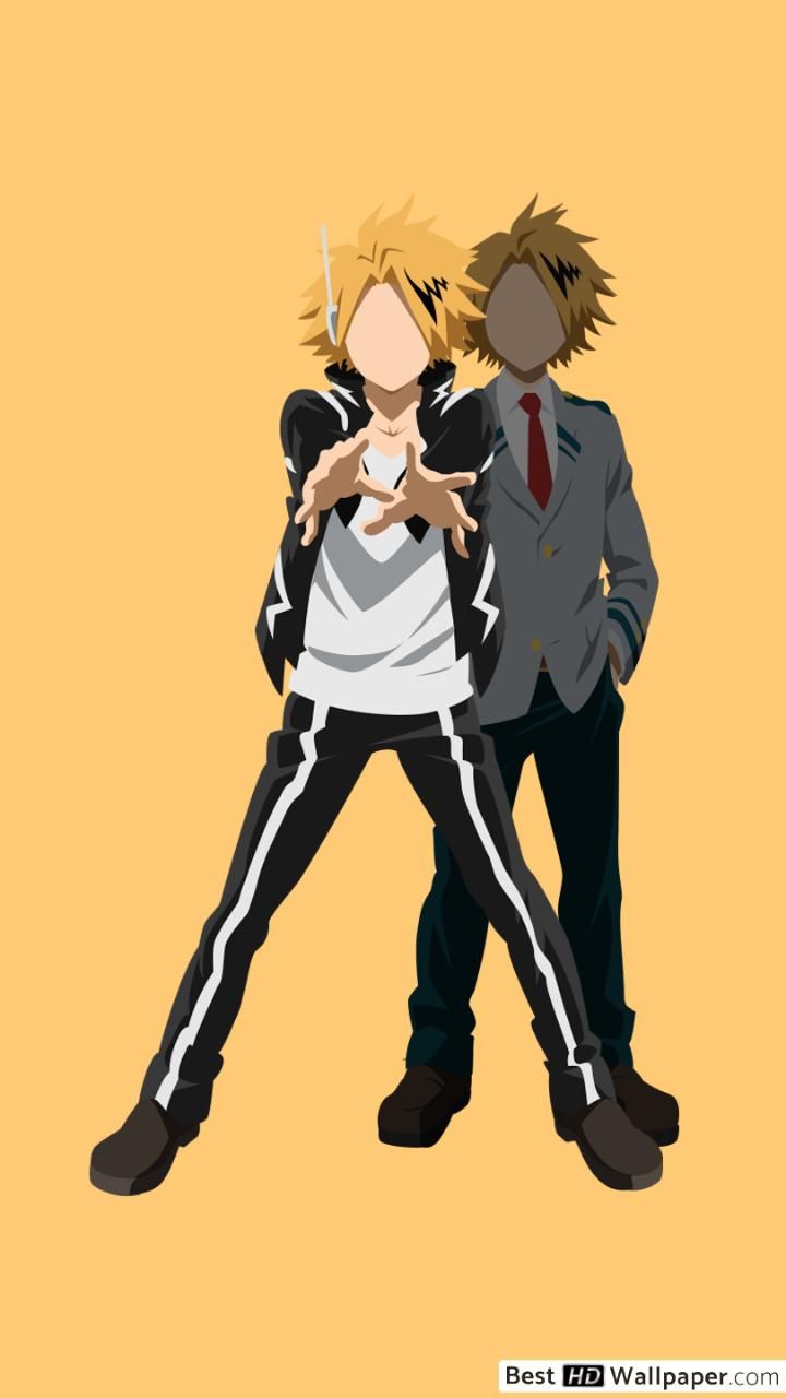 My Hero Academia Kaminari (Minimalist) HD wallpaper download