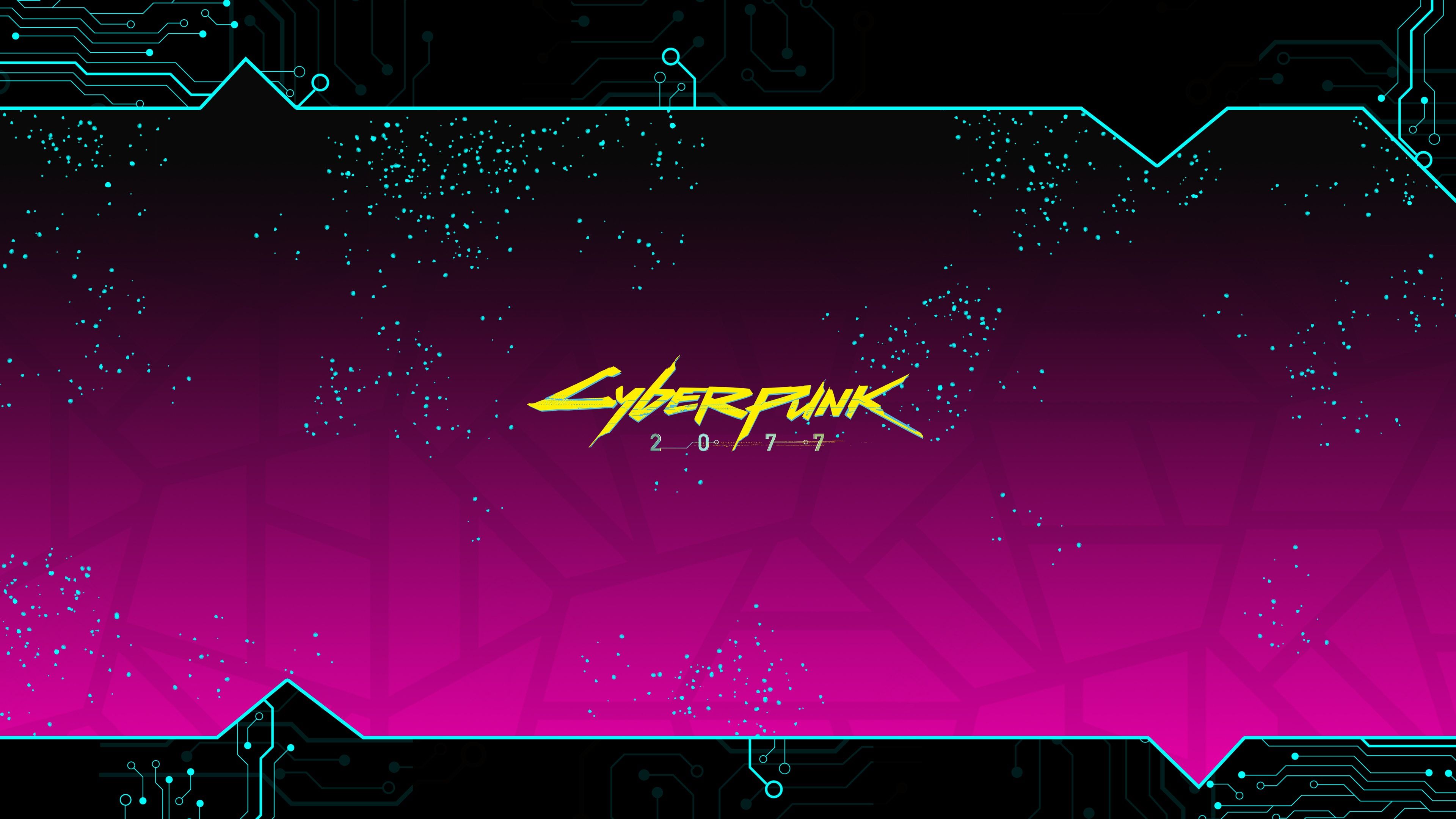 Cyberpunk 2077 Minimalist 4K Wallpaper #3.1545