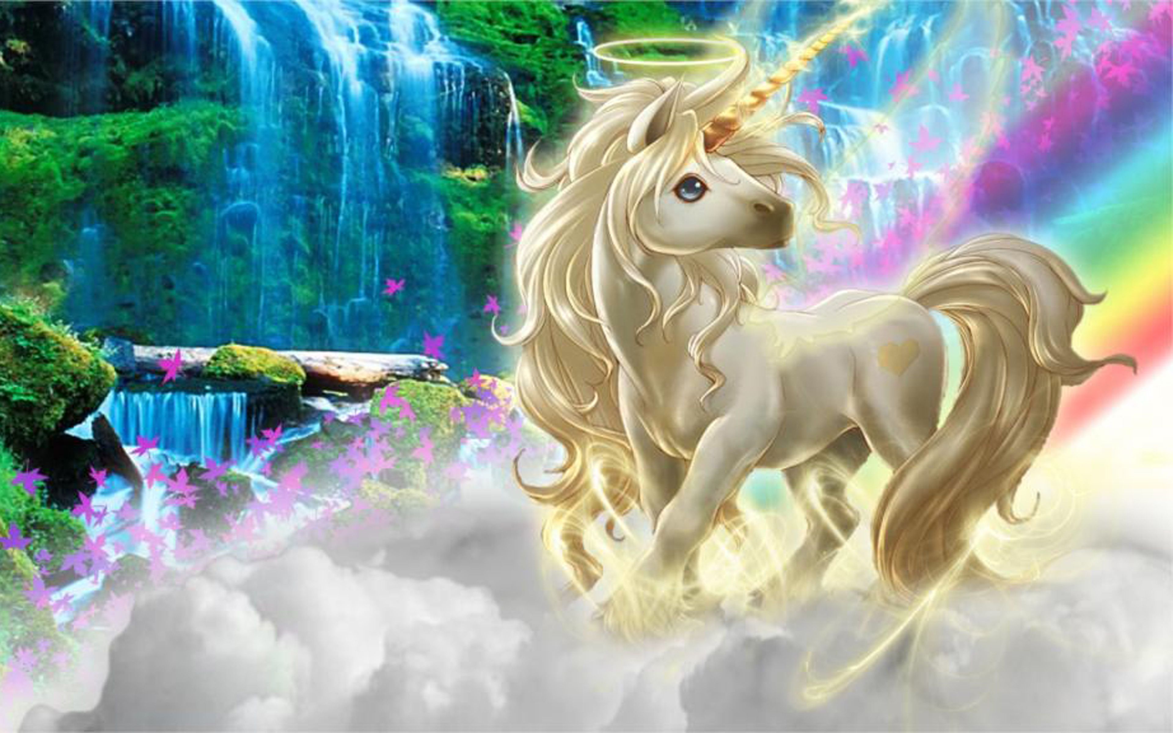 Rainbow Unicorn Unicorn Wallpaper 3D